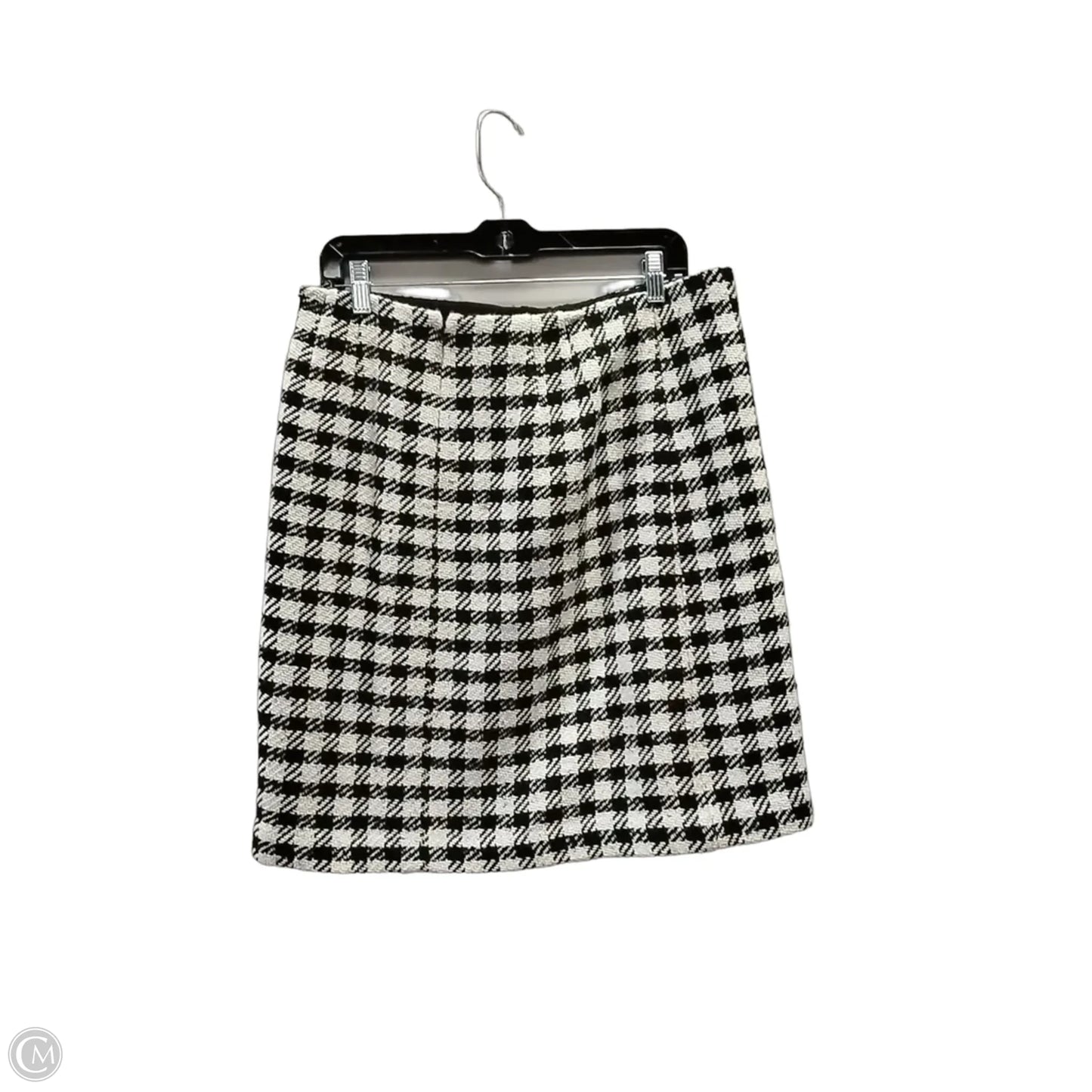 Skirt Midi By Talbots In Black & Cream, Size: 8