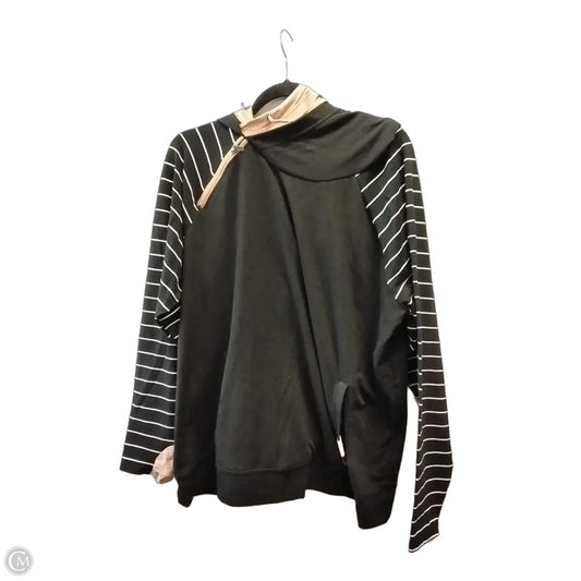 Sweatshirt Hoodie By Maurices In Black & Brown, Size: Xl