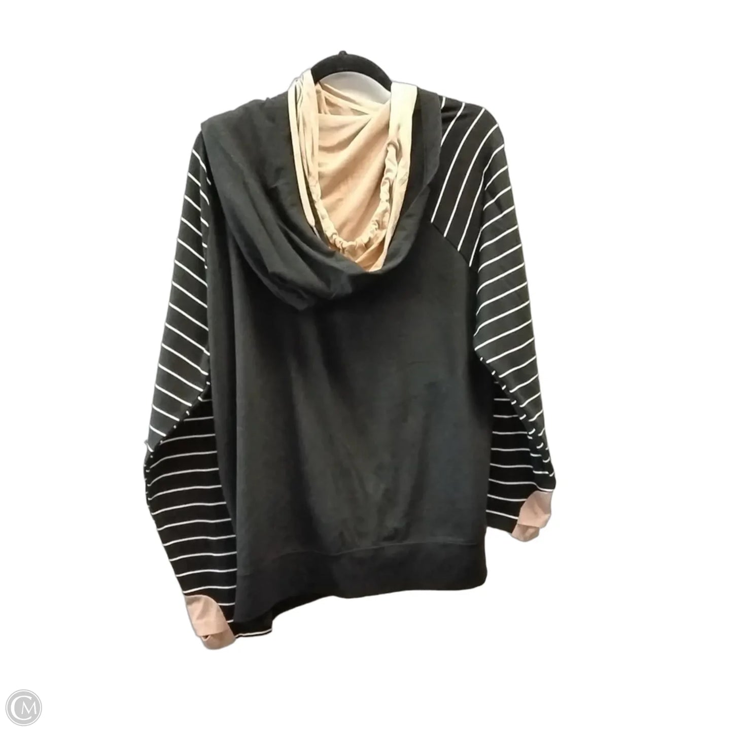 Sweatshirt Hoodie By Maurices In Black & Brown, Size: Xl