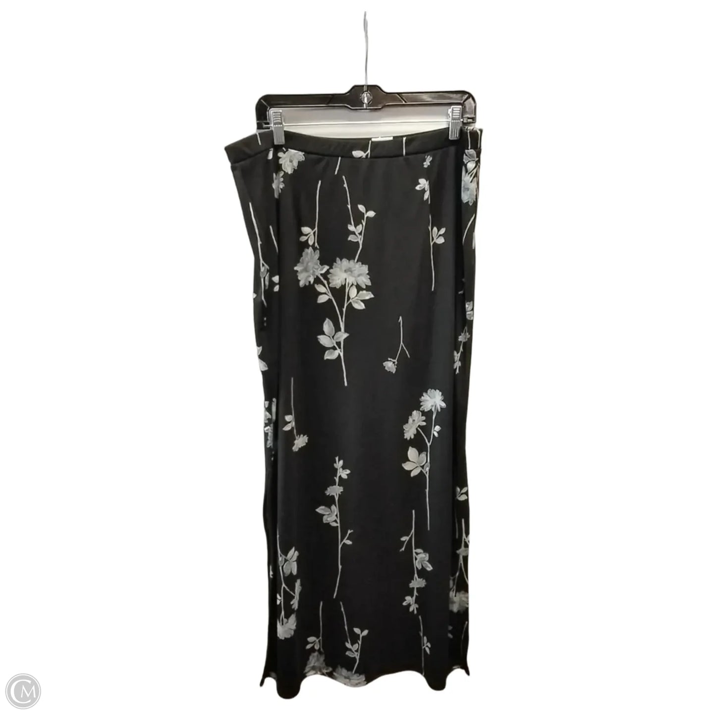 Skirt Maxi By Amanda Smith In Floral Print, Size: Xl
