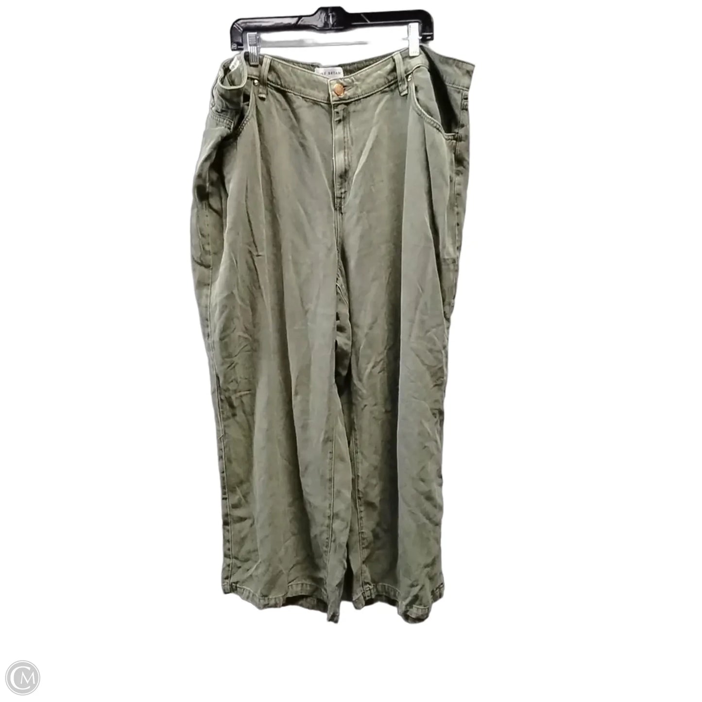 Jeans Straight By Lane Bryant In Green, Size: 22