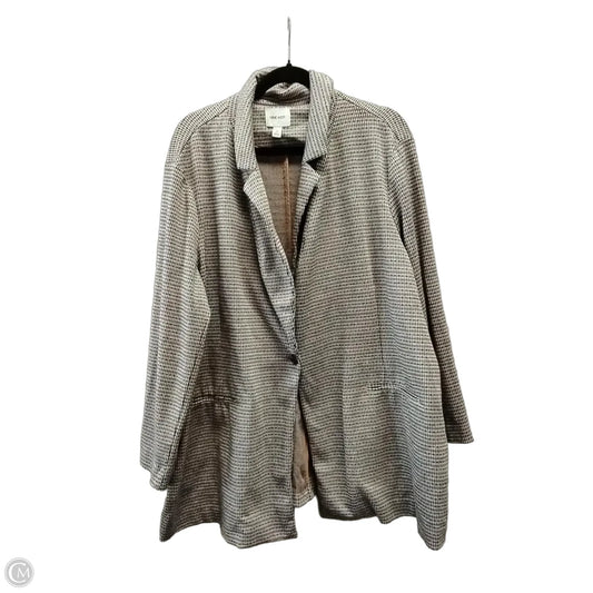 Jacket Other By Nine West In Plaid Pattern, Size: 3x