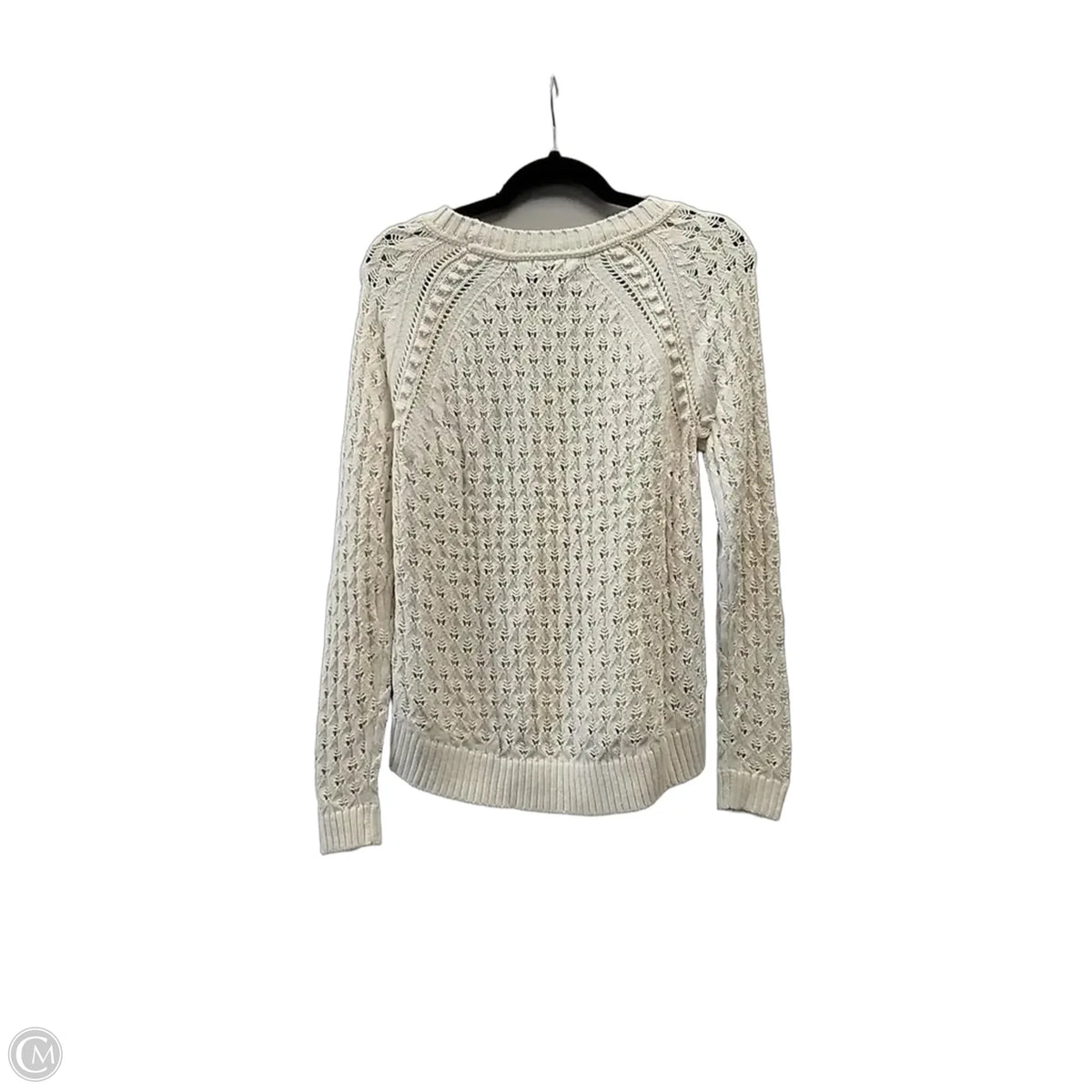 Sweater By Loft In Cream, Size: M