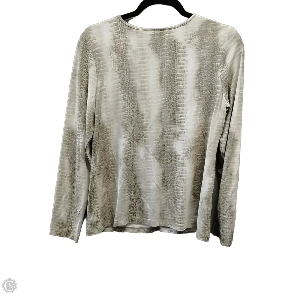 Top Long Sleeve By Chicos In Animal Print, Size: S
