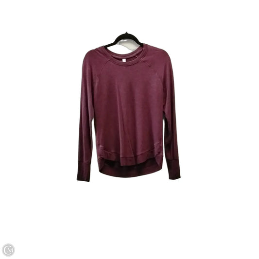 Athletic Sweatshirt Crewneck By Athleta In Red, Size: S