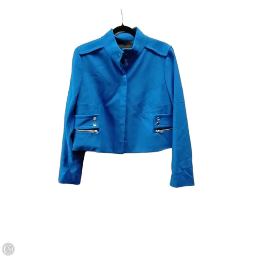 Coat Wool By Carlisle In Blue, Size: 12