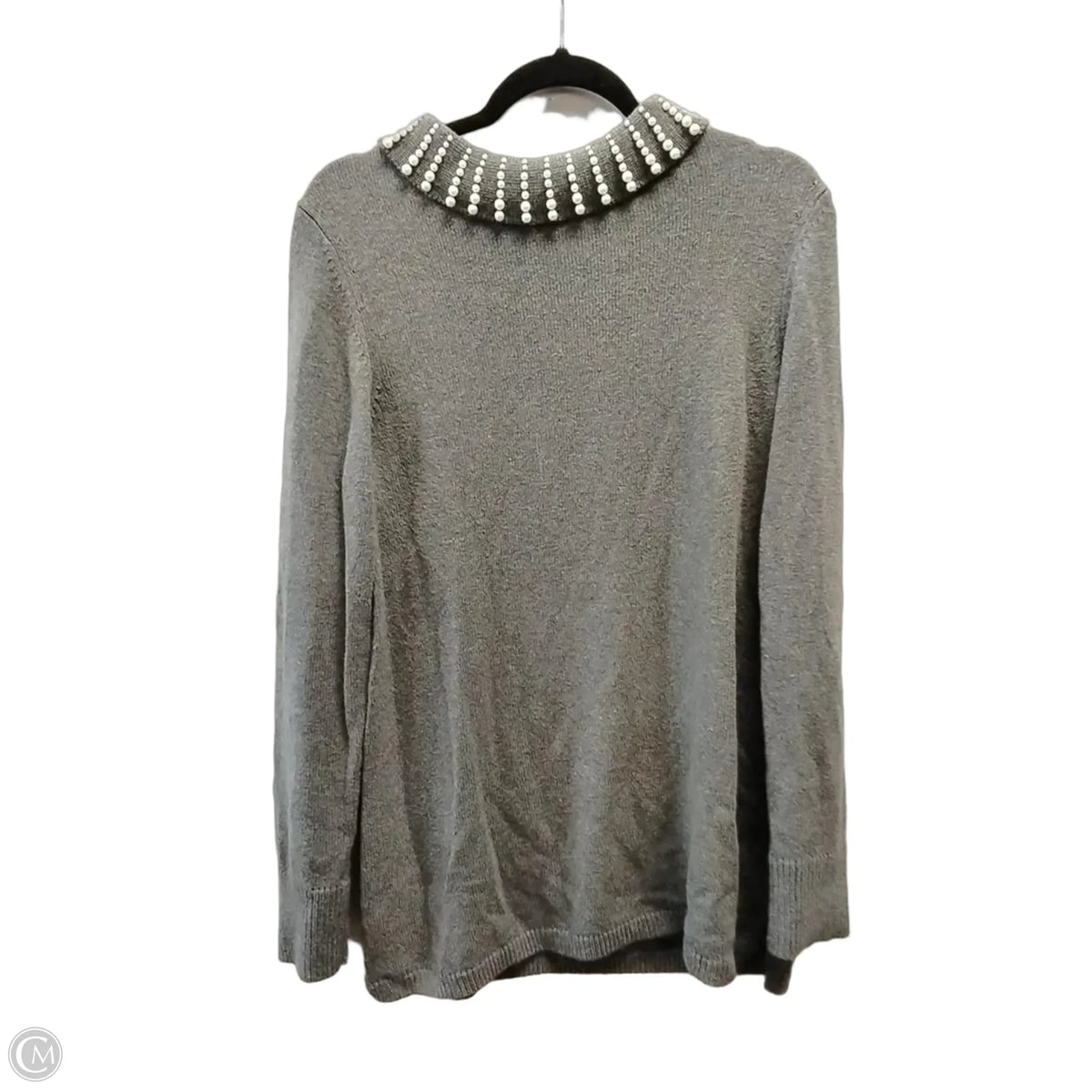 Sweater By Talbots In Grey, Size: M