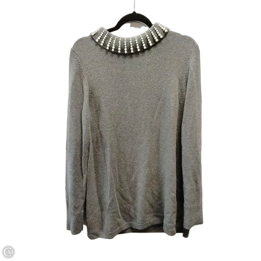 Sweater By Talbots In Grey, Size: M
