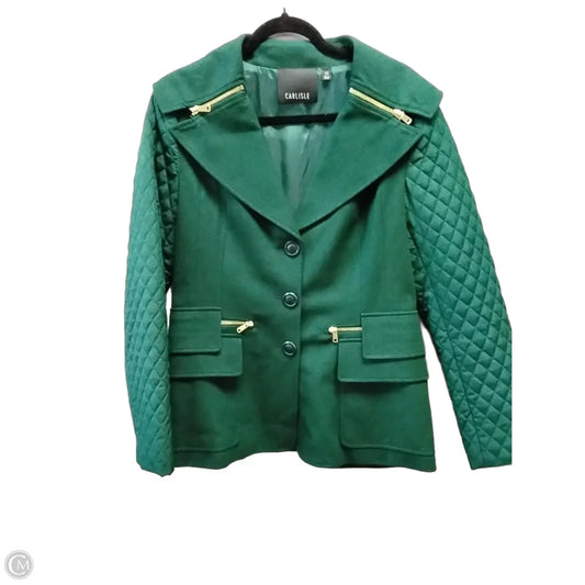 Coat Wool By Carlisle In Green, Size: 10