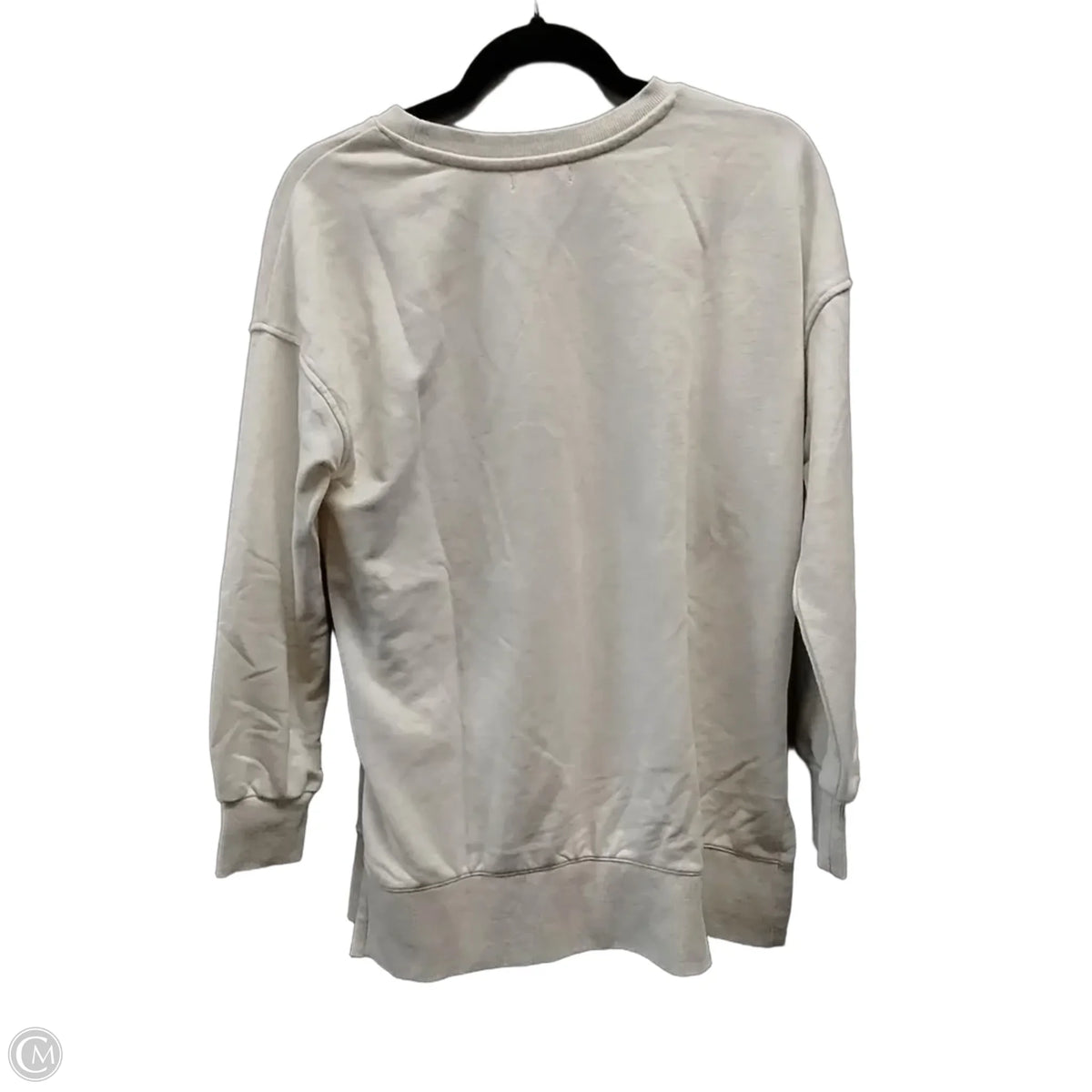 Sweatshirt Crewneck By Teddi Rose In Cream, Size: S