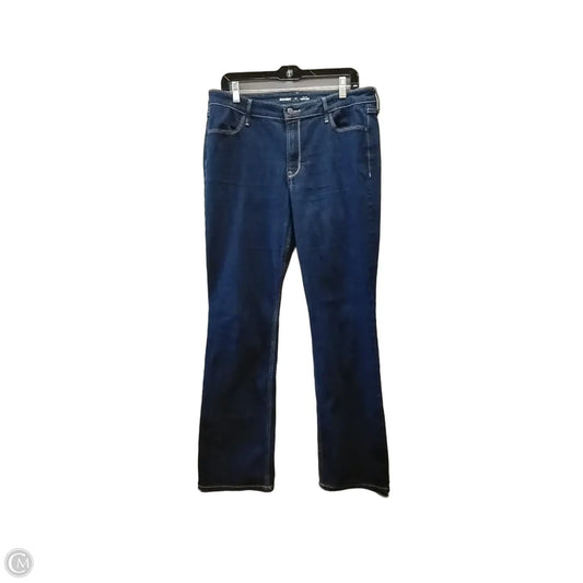 Jeans Boot Cut By Old Navy In Blue Denim, Size: 14