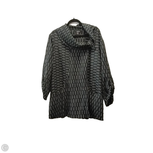 Top 3/4 Sleeve By Ali Miles In Striped Pattern, Size: 2x
