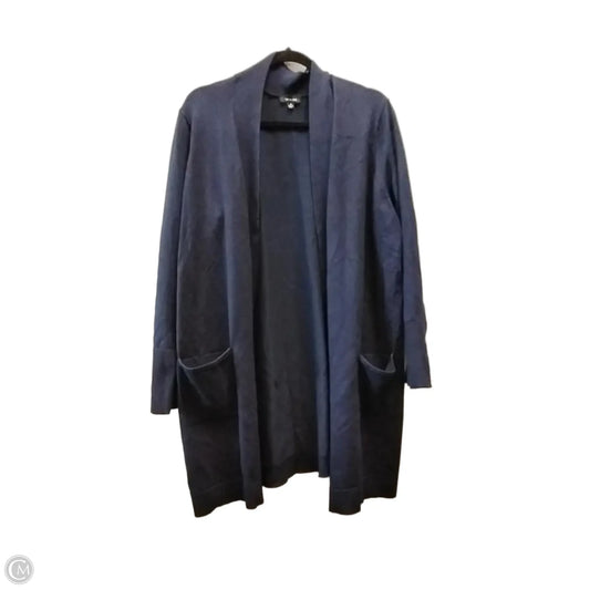 Sweater Cardigan By Verve Ami In Blue, Size: 1x
