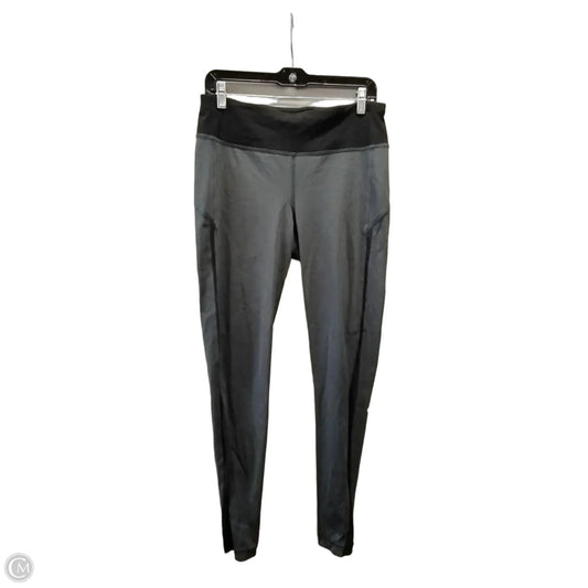 Athletic Leggings By Lululemon In Black & Grey, Size: M