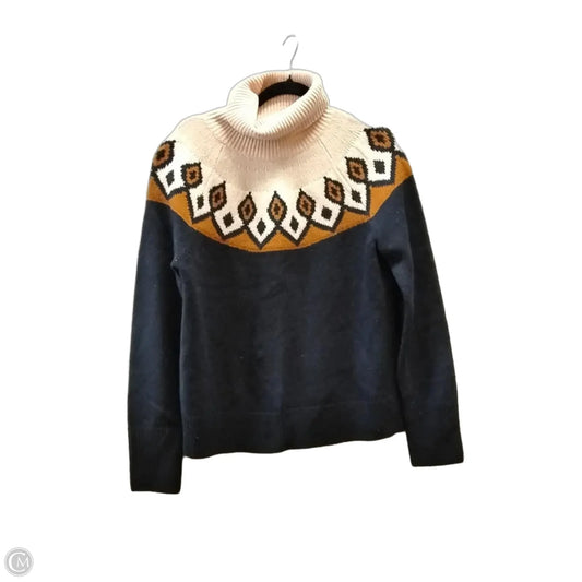 Sweater By J. Crew In Blue & Pink, Size: L