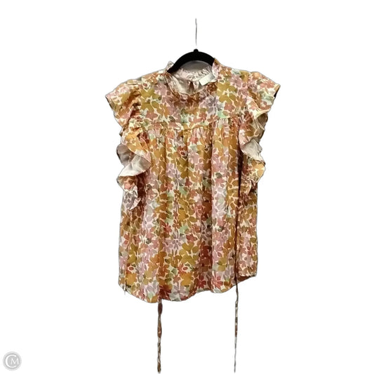 Top Short Sleeve By Pinch In Multi-colored, Size: L
