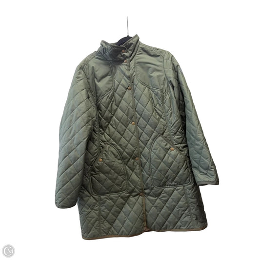 Coat Puffer & Quilted By Eddie Bauer In Green, Size: Xl