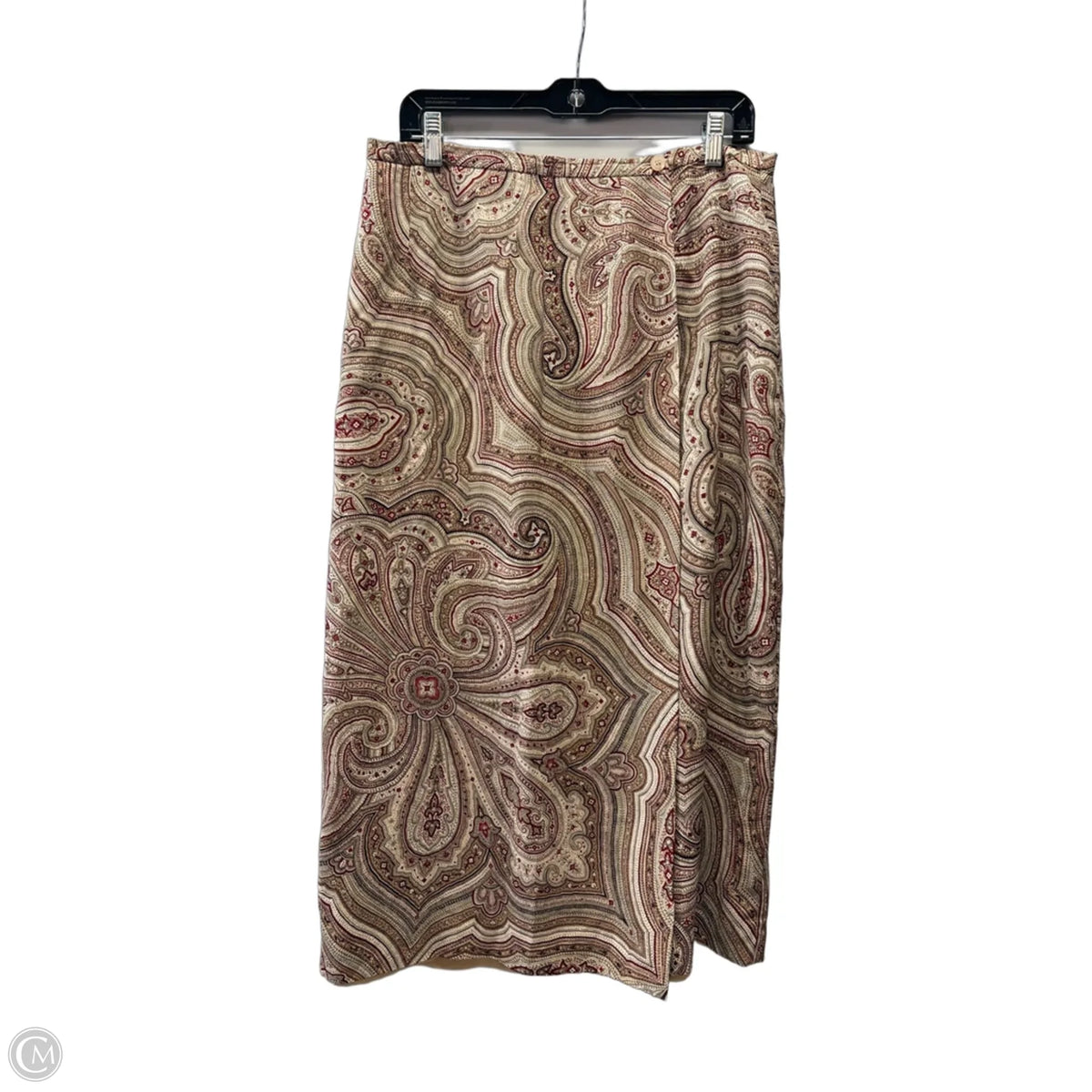 Skirt Maxi By Talbots In Red & Tan, Size: 14