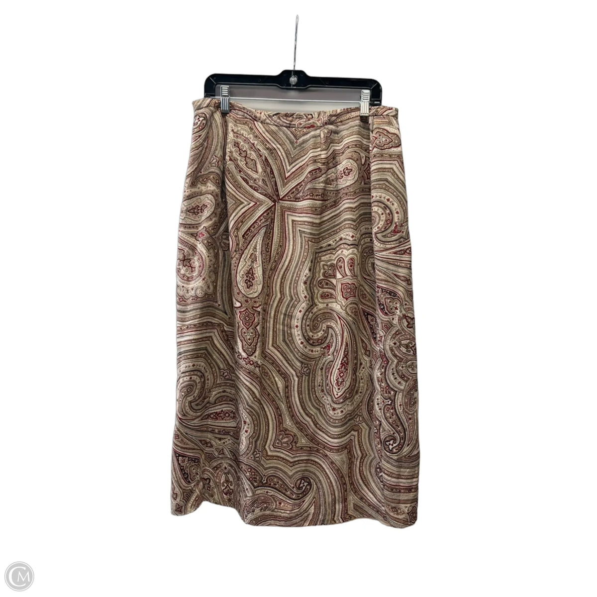 Skirt Maxi By Talbots In Red & Tan, Size: 14