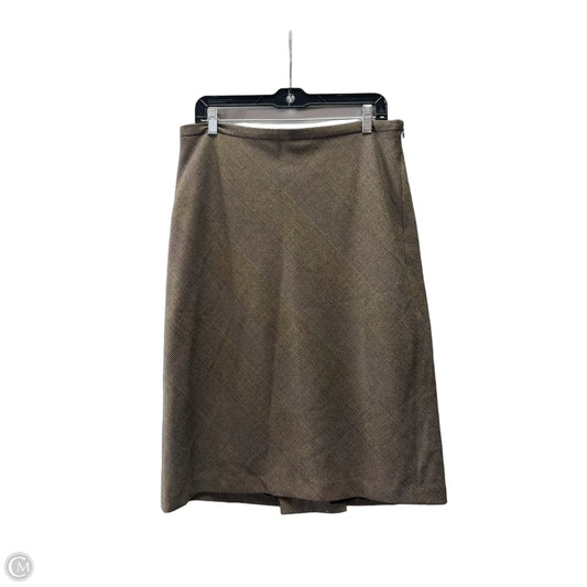 Skirt Midi By Ann Taylor In Plaid Pattern, Size: 12