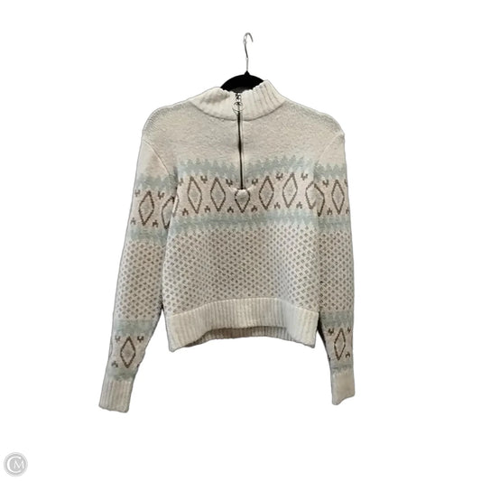 Sweatshirt Collar By Pink Rose In Cream, Size: Xs