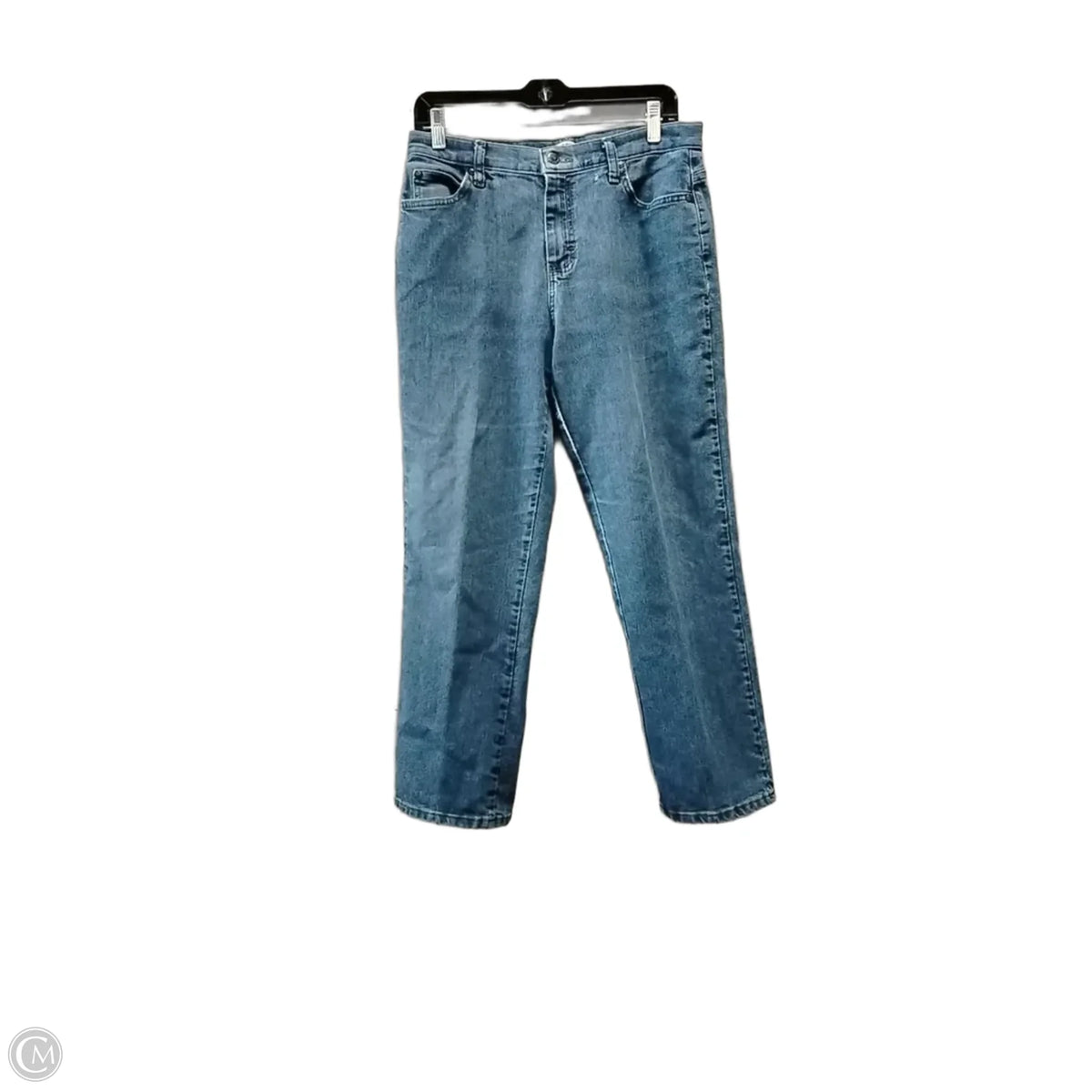 Jeans Straight By Lee In Blue Denim, Size: 8p