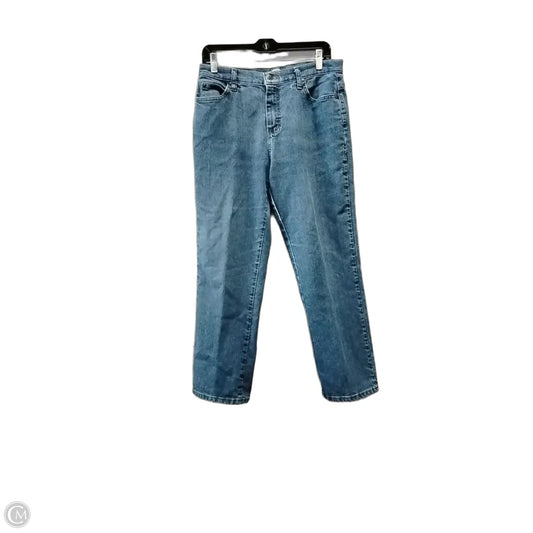 Jeans Straight By Lee In Blue Denim, Size: 8p