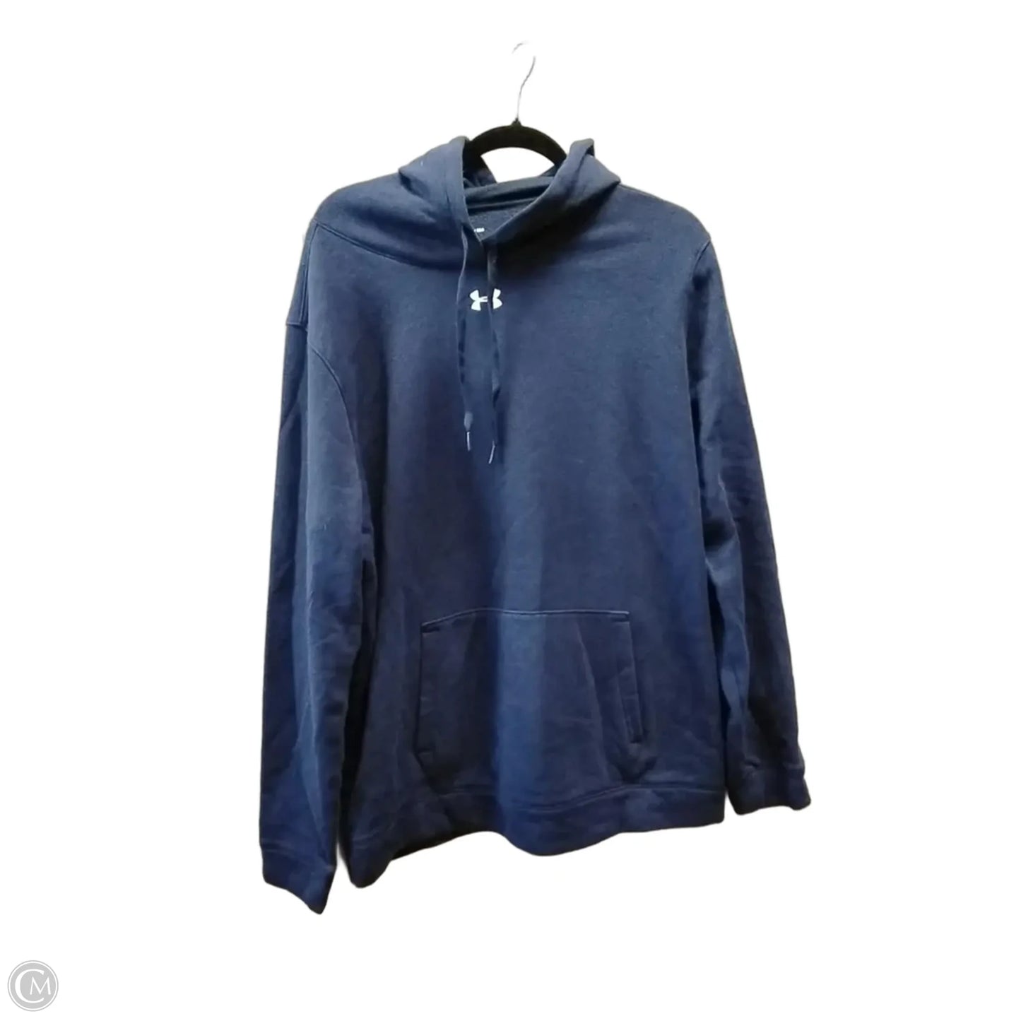 Sweatshirt Hoodie By Under Armour In Blue, Size: Xxl