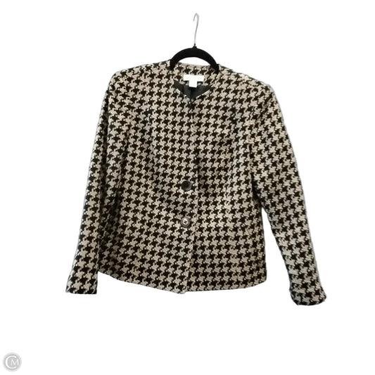 Blazer By Coldwater Creek In Black & Tan, Size: 8p