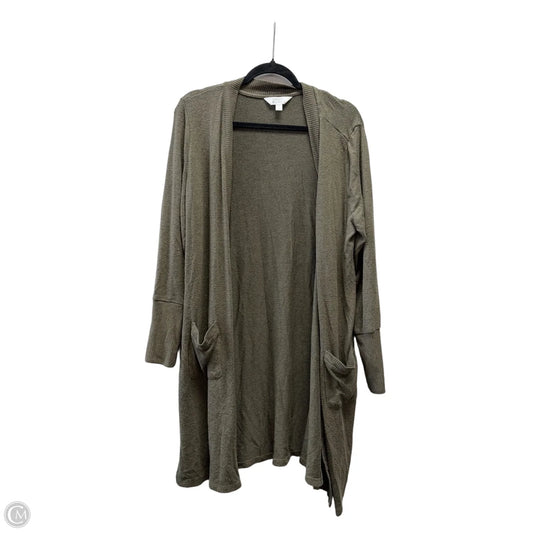 Sweater Cardigan By Market & Spruce In Green, Size: Xl
