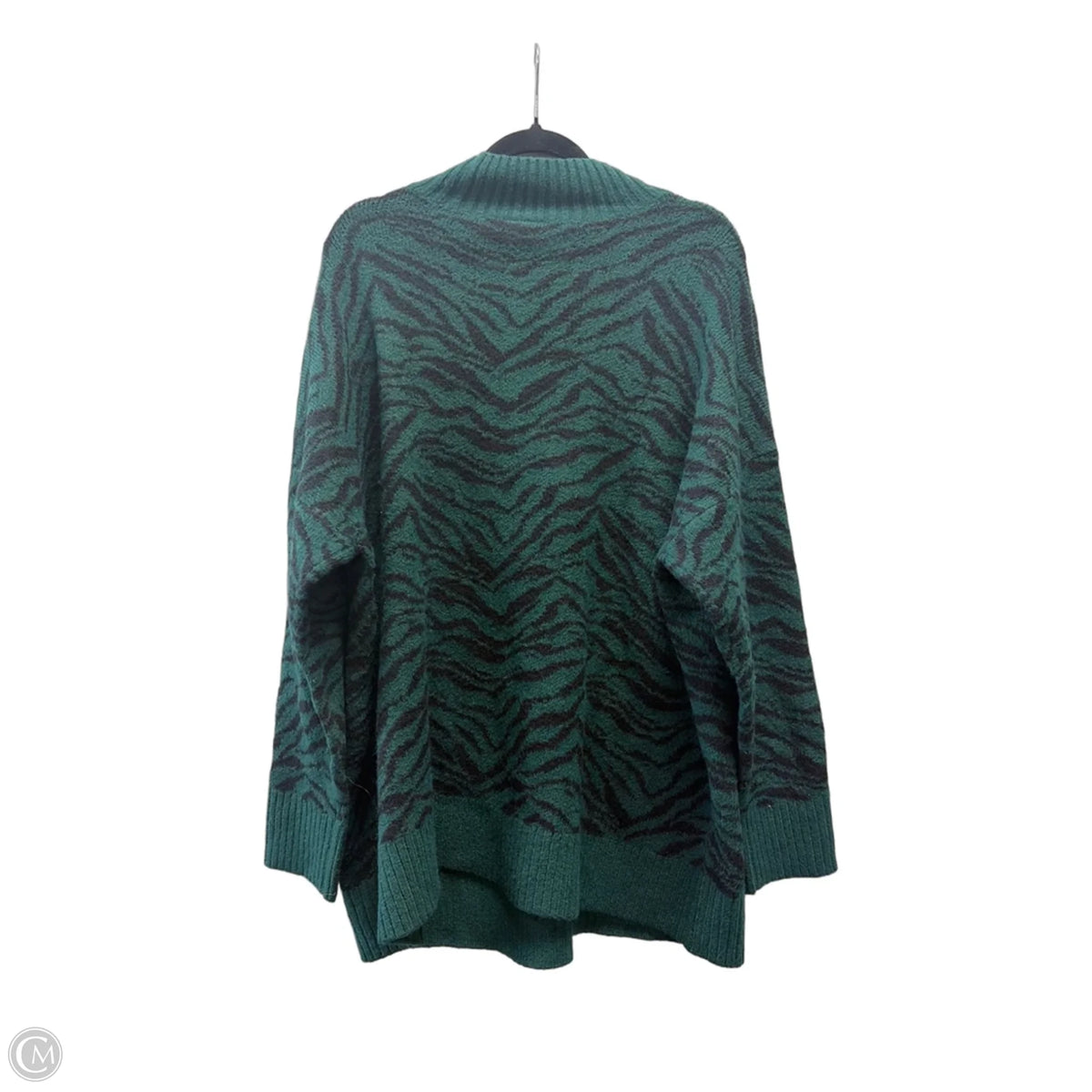 Sweater By Torrid In Black & Green, Size: 2x