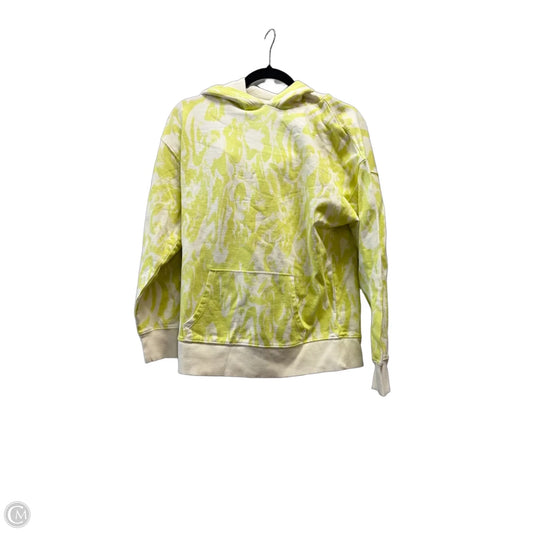 Sweatshirt Hoodie By Bp In Green & White, Size: Xxs