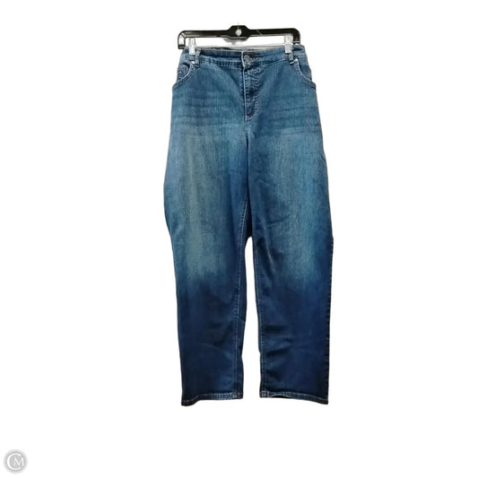 Jeans Straight By Terra & Sky In Blue Denim, Size: 20w