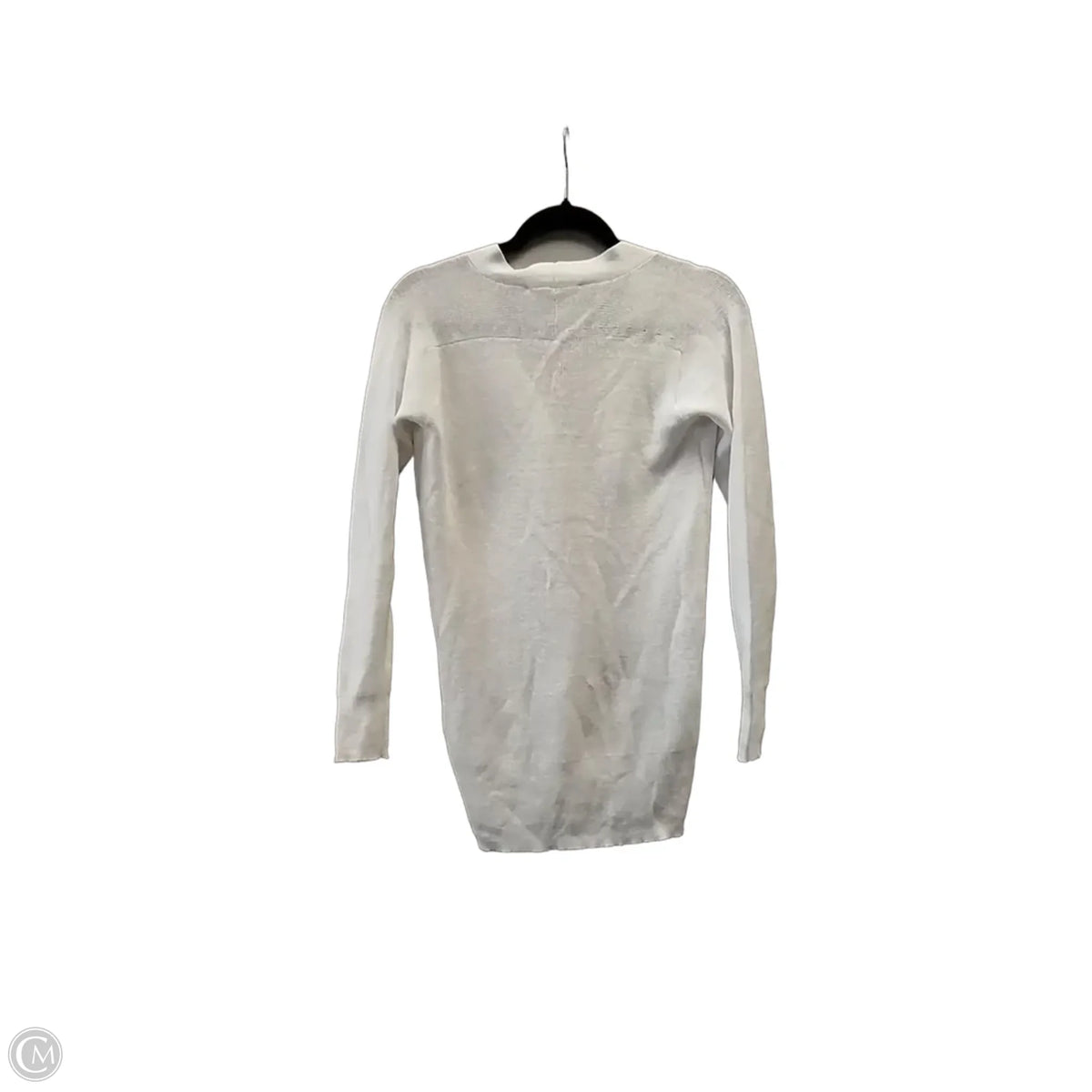 Sweater Cardigan By Loft In White, Size: S