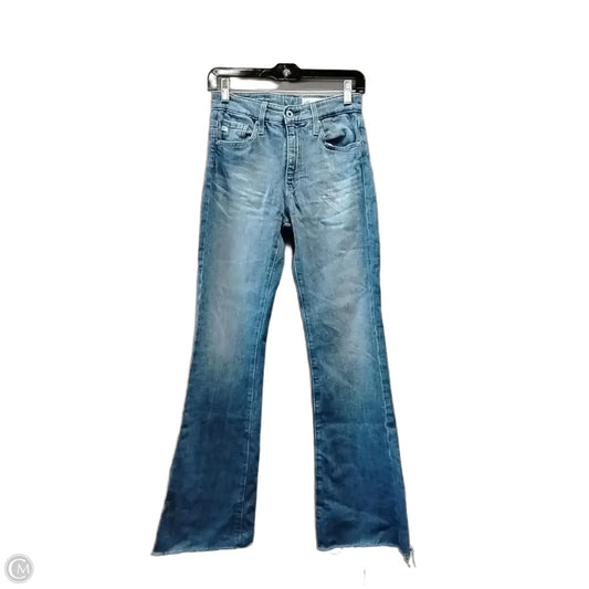 Jeans Boot Cut By Ag Jeans In Blue Denim, Size: 2