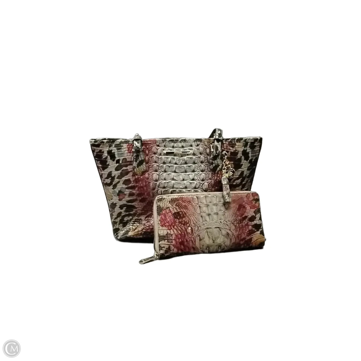 Handbag Designer By Brahmin, Size: Large