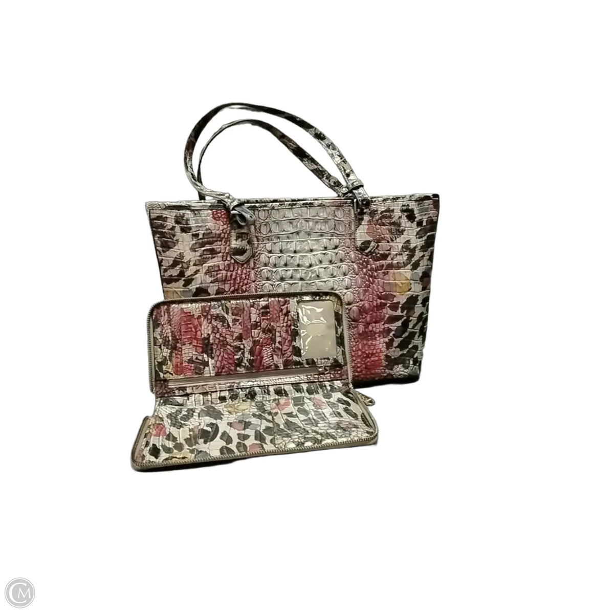 Handbag Designer By Brahmin, Size: Large