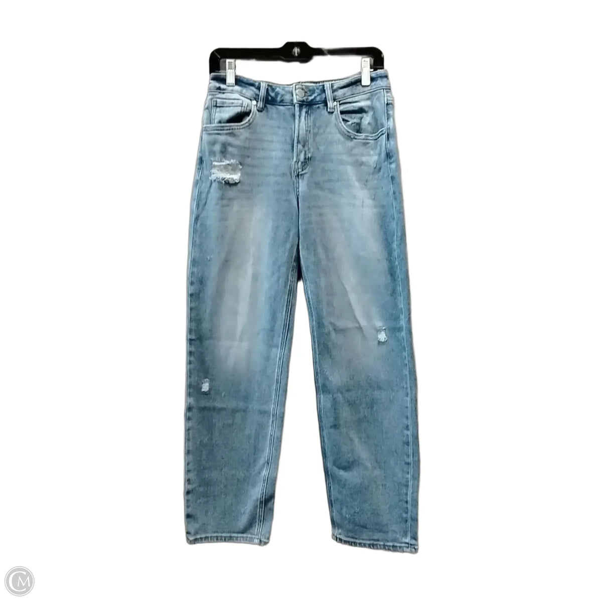 Jeans Straight By Risen In Blue Denim, Size: 4