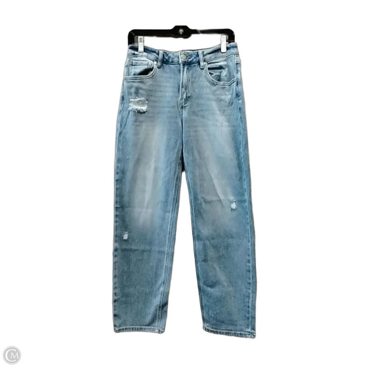 Jeans Straight By Risen In Blue Denim, Size: 4