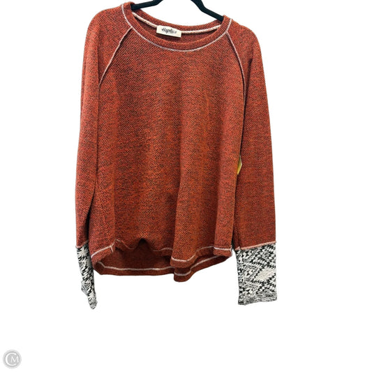 Top Long Sleeve By Haptics In Orange, Size: 2x