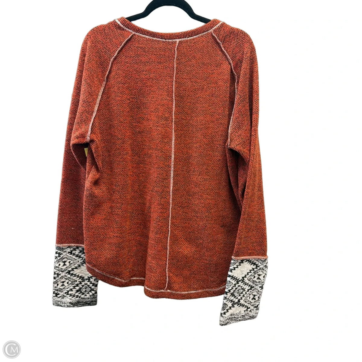 Top Long Sleeve By Haptics In Orange, Size: 2x