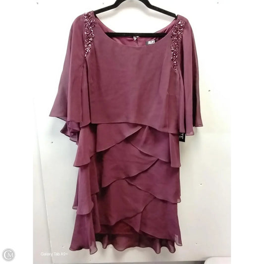Dress Party Midi By Slny In Purple, Size: 12p