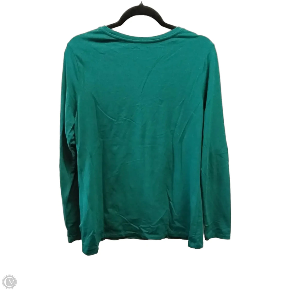 Top Long Sleeve Basic By Amazon Essentials In Green, Size: L