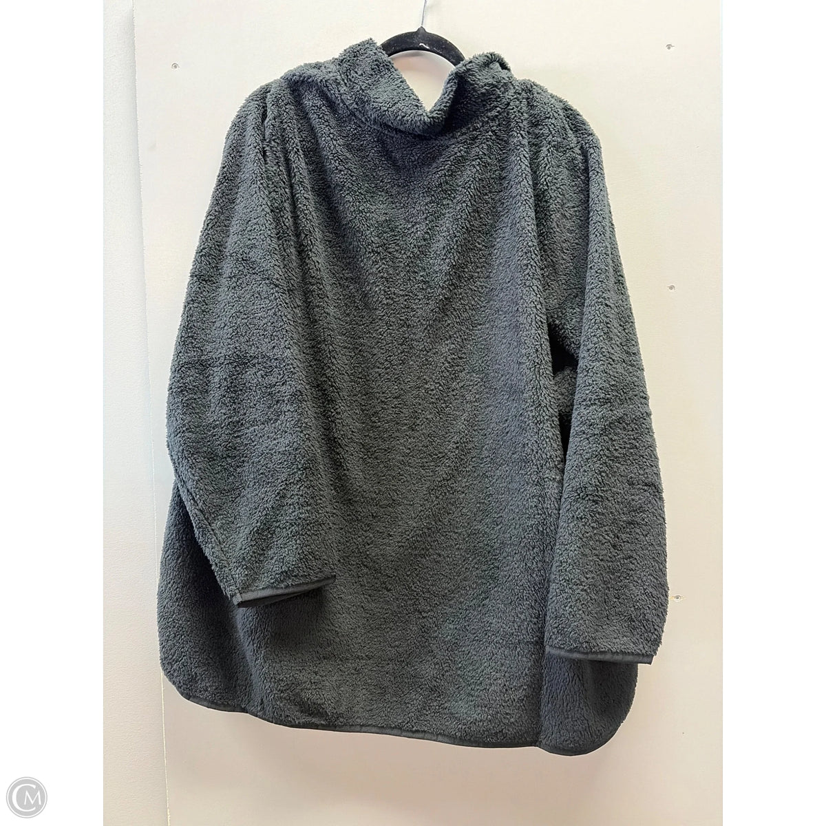Sweatshirt Collar By Como Blu In Black, Size: 4x