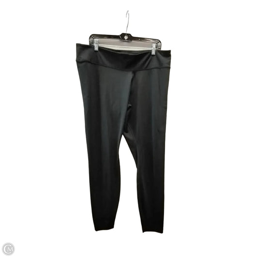 Athletic Leggings By Nike In Black, Size: 2x