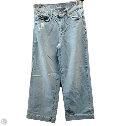 Jeans Wide Leg By Ana In Blue Denim, Size: 4