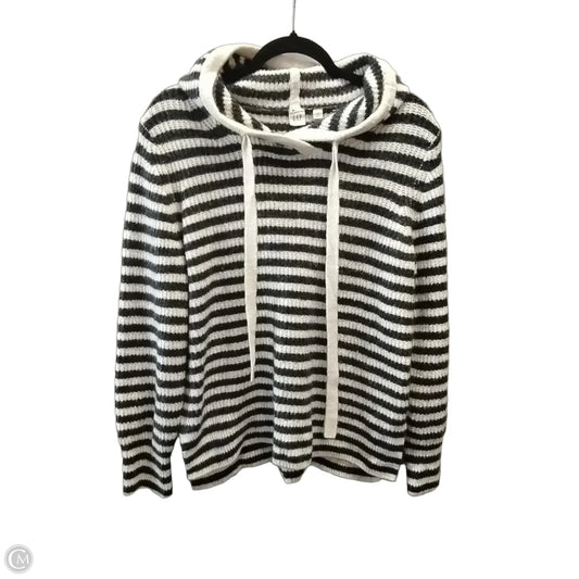 Sweatshirt Hoodie By Gap In Striped Pattern, Size: M
