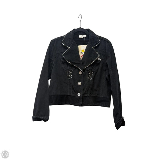 Jacket Other By Cme In Black & Silver, Size: L