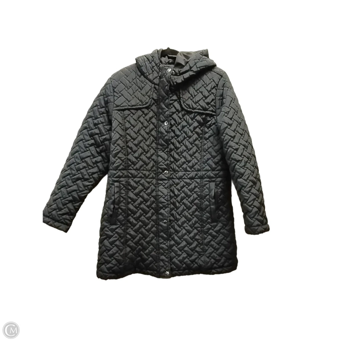 Coat Puffer & Quilted By Cme In Black, Size: Xl