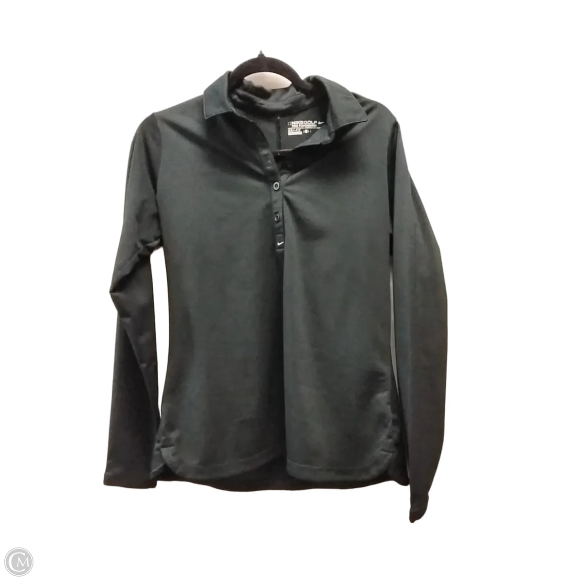 Top Long Sleeve By Nike In Black, Size: L